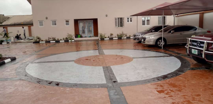 Outdoor Stamped Concrete